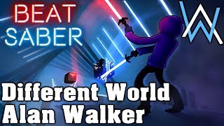 Beat Saber - Different World - Alan Walker (custom song) | FC screenshot 3