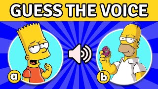 Guess the SIMPSONS CHARACTERS by Their VOICES! | The Simpsons Quiz