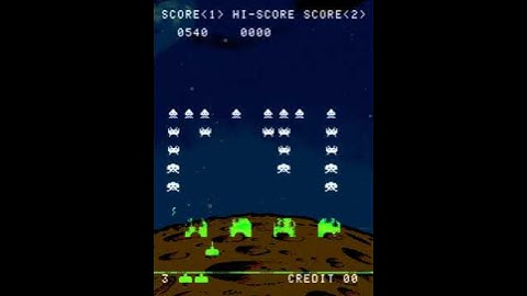 Space Invaders ~1978 Taito Midway~ Arcade MAME invaders