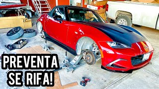 NUEVO COFRE, ESTRIBOS Y SPACERS PARA EL MX5! PREVENTA DE BOLETOS DE RIFA!