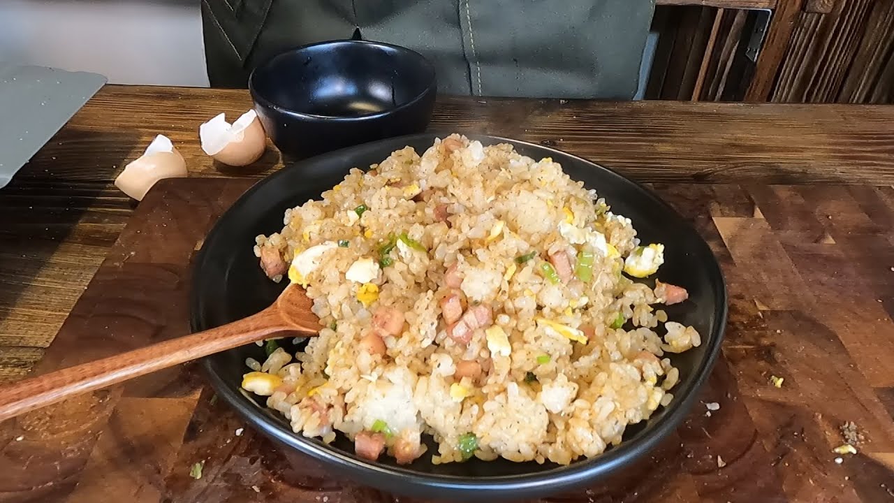 [Dance&Cook]How to make a Fried Rice (simple), Omega's Japanese Food Porn Recipe