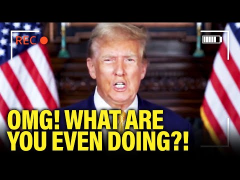 Trump LOSES HIS MIND in Videos of Himself HE POSTED