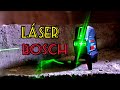 NIVEL LASER VERDE BOSCH ( Más visible !!! ) Cómo se USA ?