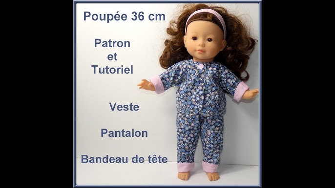 Patron, tutoriel, combinaison, pantalon, poupon, Mon, Premier, Corolle, 30  cm, couture, pour, poupon, Corolle, tutoriel, et, patron, couture -   France