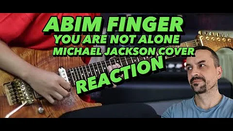 Michael Jackson - You Are Not Alone (Cover by Abim Finger) REACTION