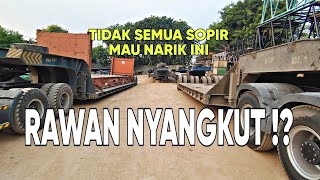 ANTARA NYANGKUT DAN MOGOK ‼️ DOLLY TRUK TRAILER