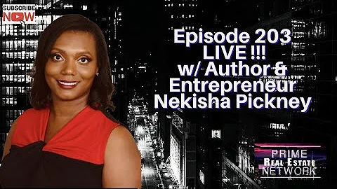 Ep.203 LIVE w/ Author & Entrepreneur, Nekisha Pick...