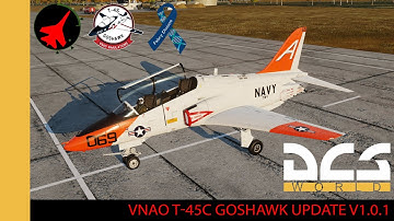 *New* VNAO T-45C Goshawk Update V1.0.1 | DCS | DCS World | Digital Combat Simulator