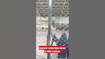 Keseruan Lomba Balap Karung Di SMKN 6 Malang #shorts #shortsvideo #shortsyoutube  #smkn6malang