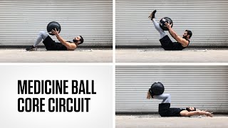 Work Every Muscle in Your Core With This Medicine Ball Crunch Circuit  | Off The Bike