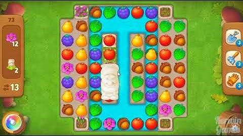 Gardenscapes Level 73 - No Boosters