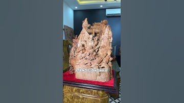 Tranh gỗ điêu khắc thủ công, tranh gỗ Bùi Gia đục tay cao cấp: Tam Đa