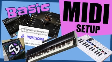 Basic Midi Setup: Waveform, Musescore, loopMIDI, VSTs and Keyboards.  Beginner Friendly!