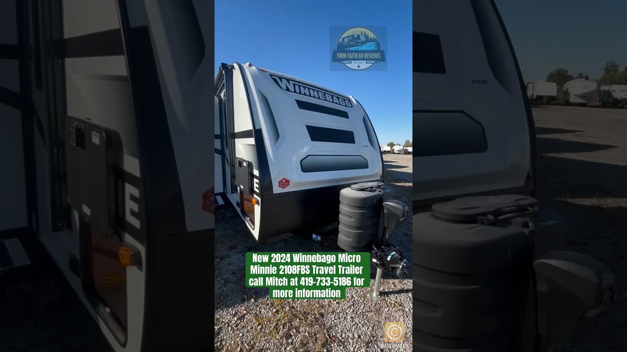 New 2024 Winnebago Micro Minnie 2108FBS check out the shower sky view!