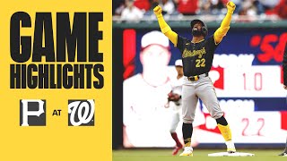 Bucs Bats Come Up Clutch to Help Secure 5-0 Start | Pirates vs. Nationals Highlights (4/1/24)