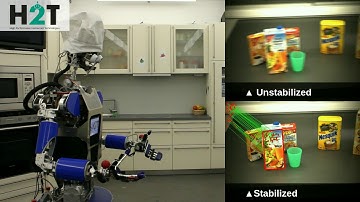 Autonomous View Selection and Gaze Stabilization for Humanoid Robots