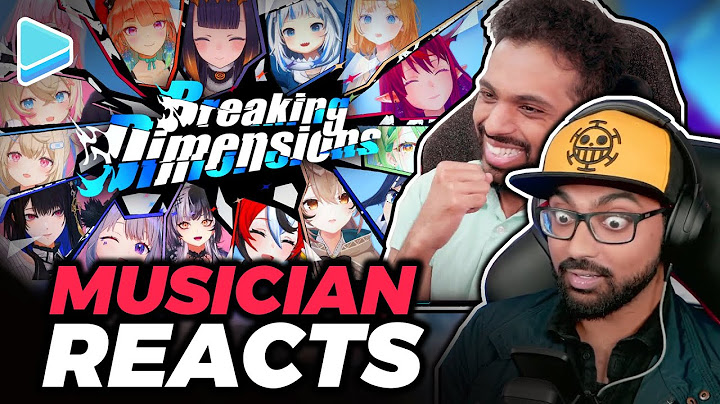 Musicians Reacts to 【MV】Breaking Dimensions【hololive English Original Song】| First Time Reaction!