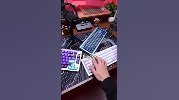 Creamy, thocky, or clacky switches? #mechanicalkeyboard