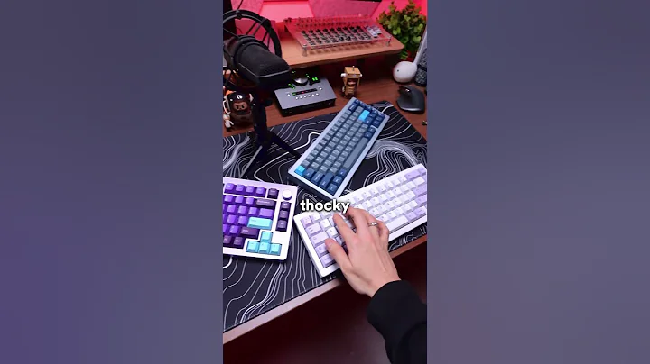Creamy, thocky, or clacky switches? #mechanicalkeyboard