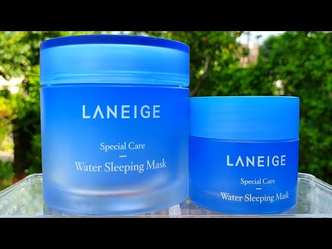 LANEIGE WATER SLEEPING MASK REVIEW & DEMO | night time skin care for summers | RARA