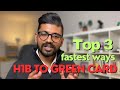 Fastest ways from h1b visa to green card in usa