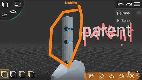 WAZJOHNDAB:prisma3d bone tool tutorial....how to parent Bone