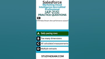 Salesforce Marketing Cloud Intelligence Accredited Professional AP-215 Questions [2025 Practice Set]