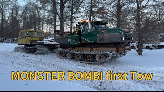 MONSTER BOMBI in the snow! Most Off-Road Wrecker Towing!