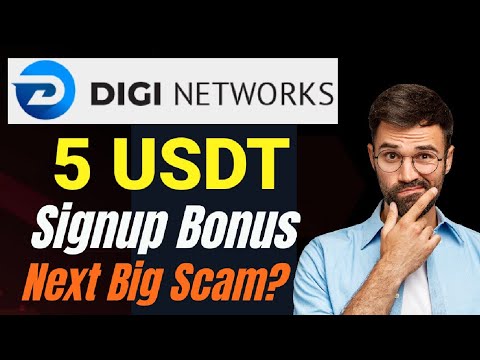 Free 5 USD signup bonus | Digi Networks Next Big Scam? | diginetworks Full Review