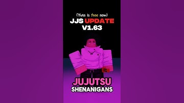 JJS Update V1.63 (Jujutsu shenanigans) #jujutsushenanigans #roblox