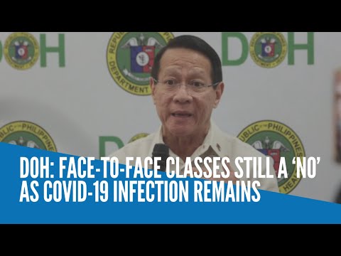 DOH: Face-to-face classes still a ‘no’ as COVID-19 infection remains