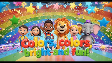 🎨 Colors Song for Kids | Learn Colors with Fun Animation! 🌈 English Learning Song for Children