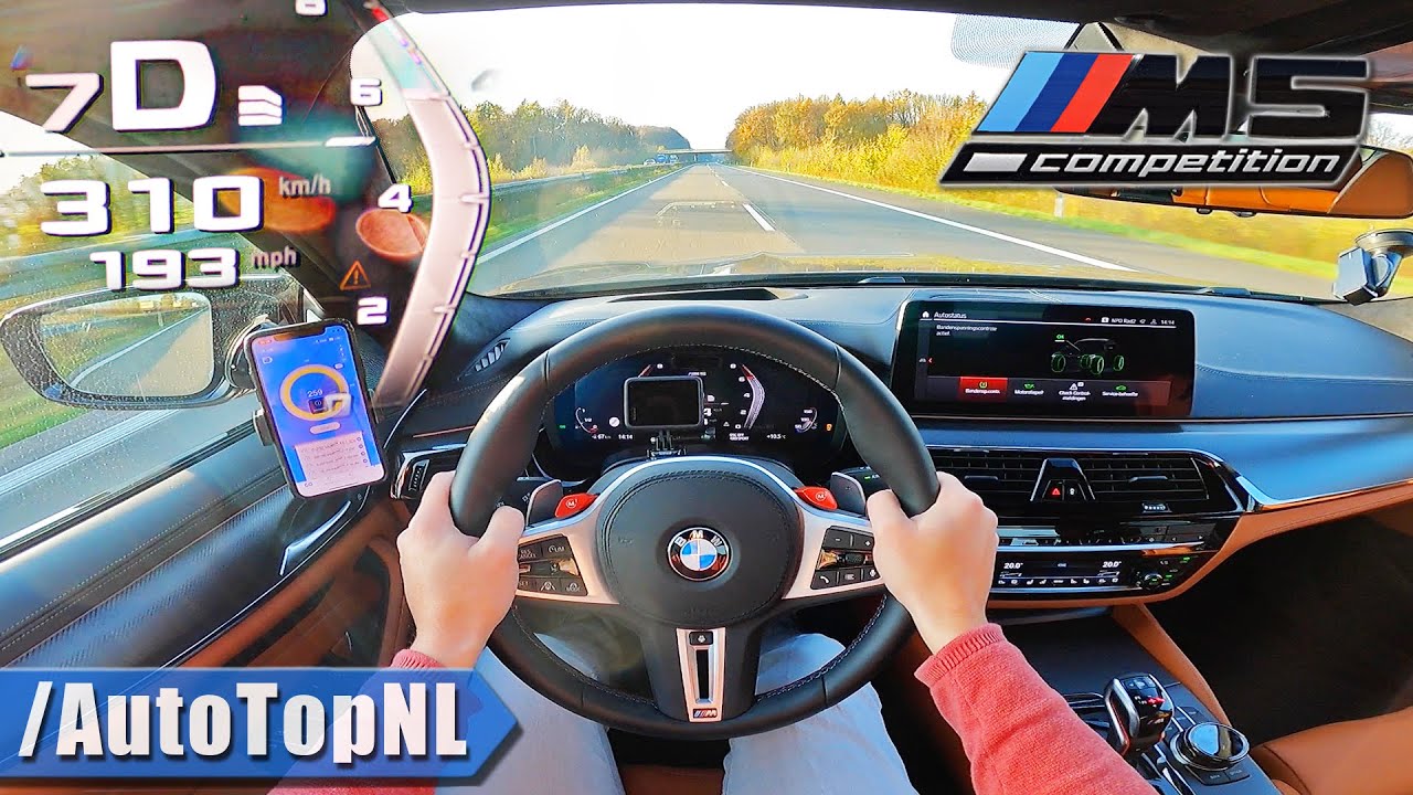 The 2021 BMW M5 Competition Eat Up Autobahn At 193 MPH