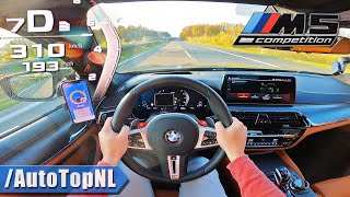 2021 BMW M5 F90 Competition *310KMH* on AUTOBAHN [NO SPEED LIMIT] by AutoTopNL