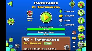 I am so bad at Jawbreaker, so I botted it on a different account - Geometry Dash