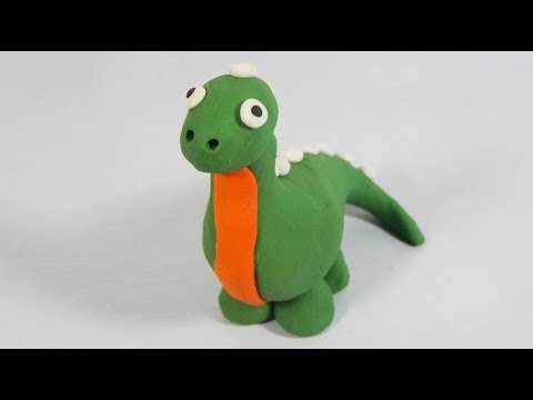 Video: Cómo Moldear Un Dinosaurio Con Plastilina