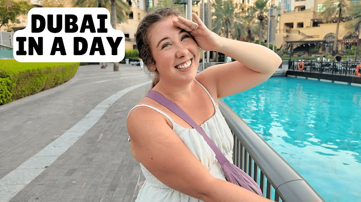 we only had 24 hours in dubai... here's how it went