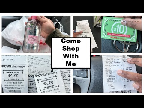 COME SHOP WITH ME - CVS CASH CARD, $0.29 LIP GLOSS & FREE SKINCARE, - 동영상