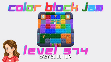 Color Block Jam Level 574 Easy Solution Walkthrough