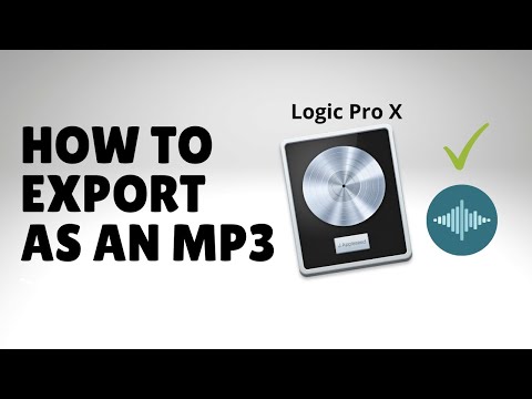 How to Export as an MP3 - Logic Pro X (Quick Guide)