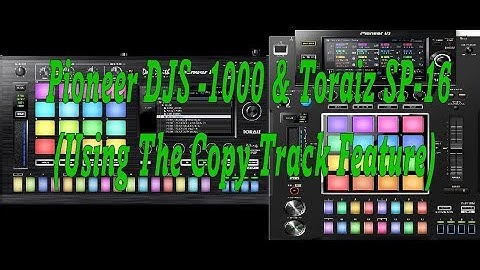 Pioneer DJS -1000 & Toraiz SP-16 (Using The Copy Track Feature)