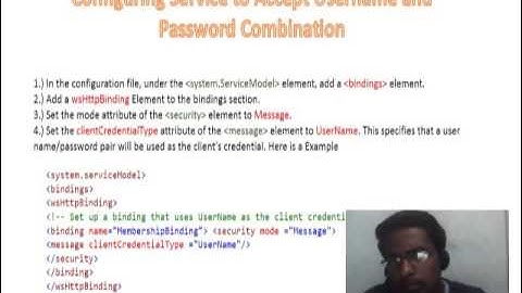 Authentication in WCF Services