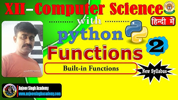 Functions in Python - Part 2 | Learn Python | पायथन फंक्शन भाग - 2 | In Hindi