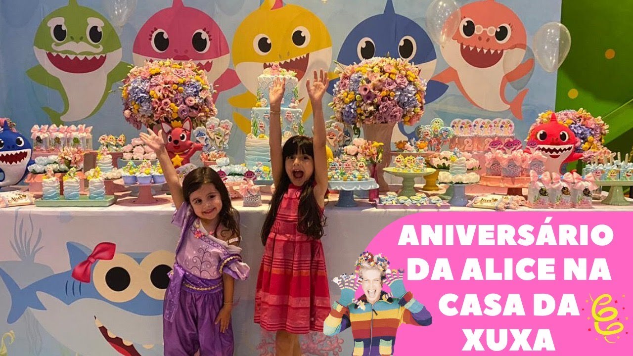 Aniversario da Alice na casa de festas da Xuxa
