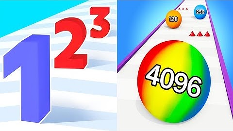 Number Master vs Rolling Ball Run Numbers - Android iOS Gameplay Apkno1
