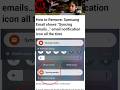 How to remove syncing emails samsung email notification