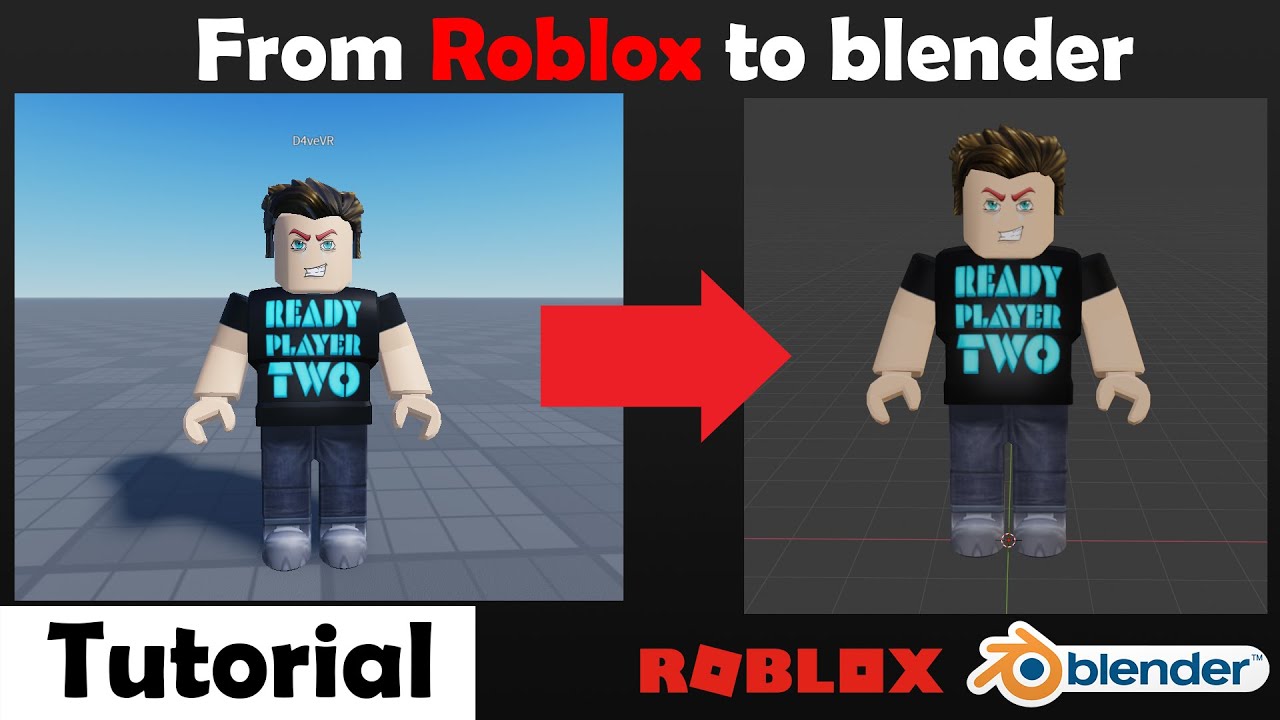 How to export your roblox avatar from Roblox Studio to Blender - YouTube