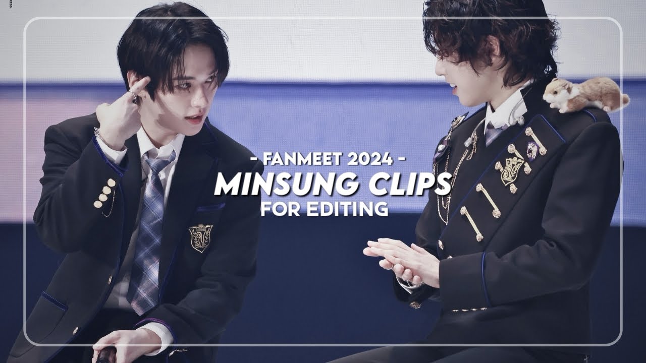 Stray kids fanmeet 2024 | minsung clips | inluvjen