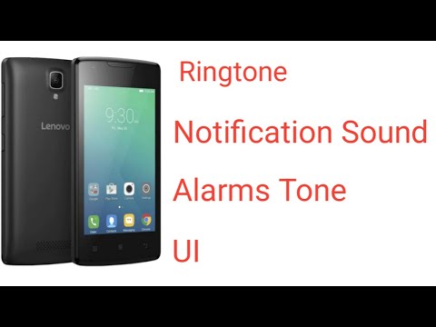 Lenovo A1000 Ringtone Notification Sound Alarm Tone Ui