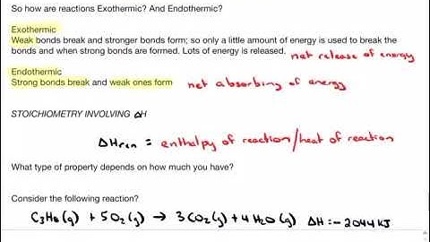 6.6 Enthalpy And Stoichiometry